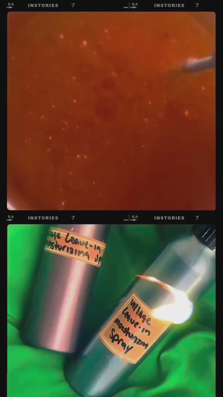Village leave-in moisturizing spray